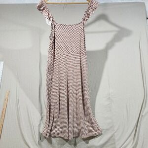 Boden Floral Print Maxi Dress Ruffle‎ Sleeves Cottagecore US 14 UK 18